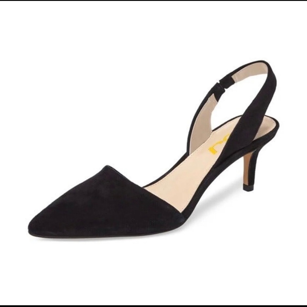 FSJ suede sling back heels size 9